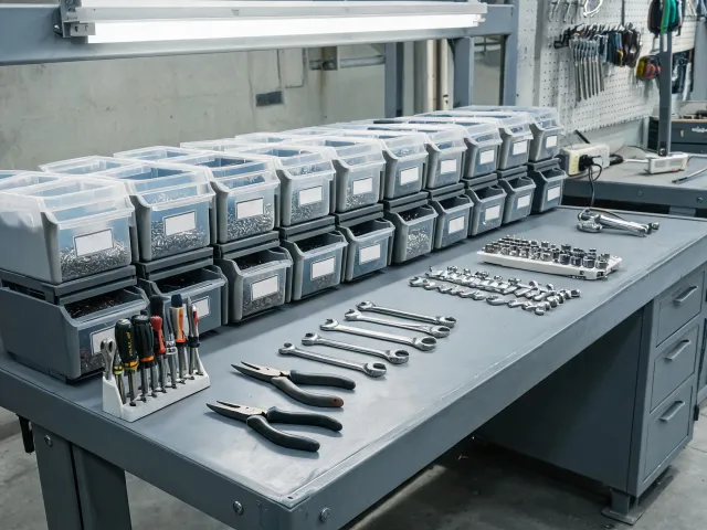 Manufacturing MRO tool bench