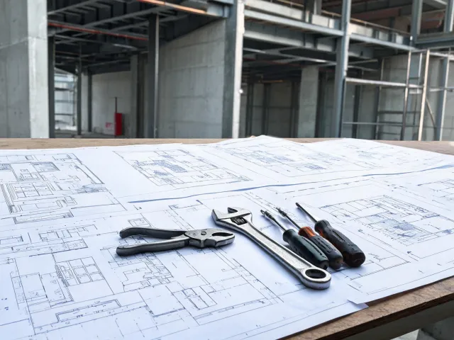 Commercial construction tool set